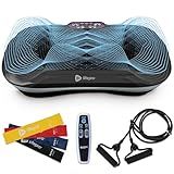 Lifepro Waver Vibration Plate Exercise Machine – High-Intensity Vibration Plate for Lymphatic Drainage – Full-Body Workout Vibrating Platform with Loop Bands – Fitness Equipment for Strength & Toning