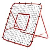 Adjustable Soccer Rebound Net | Soccer Trainer with Metal Frame | Portable Folding Rebounder for Passing & Shooting Practice | Outdoor Sports Equipment for Youth & Adult