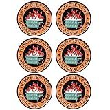 Huquary Dumpster Fire Enamel Pins Response Team Alloy Badges Hilarious Thank You Gifts for Employee Coworkers Team Leader(Orange,6 Pcs)