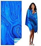 Microfiber Lightweight Beach Towel Sand Free Quick Dry Absorbent Thin Compact Towels for Swimming Pool Camping Beach Accessories Large Easy Pack Travel Things for Vacation Essentials Gift Adult