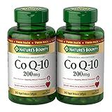 Nature’s Bounty CoQ10 200 mg Softgels, Heart Health & Cellular Energy Support, Twin Pack, 160 Rapid Release Softgels