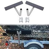 Boat Trailer Side Guide Bunks, 24" Adjustable Carpeted Guides, 2PCS