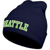 Sports Fan Beanie Gear Winter Hat for Men Apparel Women Gifts Knitted Cap Merch Stuff, Navy Blue