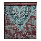 Gaiam Yoga Mat Folding Travel Fitness & Exercise | Foldable for All Types of Yoga, Pilates Floor Workouts, Be Free, 2mm
