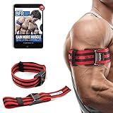 BFR BANDS Occlusion Bands (PRO X) – 2 Pack, 2 Inch Wide, Blood Flow Restriction Band Set for Arms w/ Pull to Tighten, Quick-Release Buckle & Training eBook