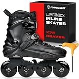 FlyingEagle X7F Reaver Inline Roller Skates, Black, Men, 6 US / 38 EU