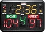 Multisport Indoor Tabletop Scoreboard- Used for Basketball, Volleyball, Wrestling and More
