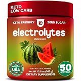 Keto Electrolytes Powder – Sugar Free Zero Carb Electrolyte Watermelon 12.5oz – Carnivore-Friendly Electrolytes with Potassium, Magnesium & Trace Minerals – Daily Hydration Drink