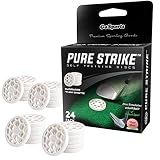 GoSports Pure Strike Golf Training Discs 24 Pack | Golf Swing Trainer and Ball Striking Training Aid for Contact, Compression and Swing Path Practice | Indoor and Outdoor Golf Practice Equipment
