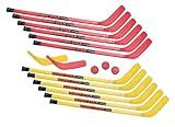 Champion Sports RHINO® Stick Elementary Hockey Set – 36", Red/Yellow