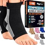 Ankle Brace Socks - Ankle Compression Sleeve - Foot Brace for Women & Men