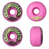 SANTA CRUZ Slime Balls Snot Rockets 95a Duro Skateboard Wheels, Pastel Pink 54mm