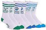 SOCKTOWN Performance Pickleball Crew Socks Mens 3 Pack Great Gift One Size - Perfect Pickleball Gift