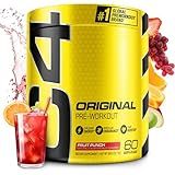 C4 Original Pre Workout Powder Fruit Punch - Vitamin C for Immune Support - Sugar Free Preworkout Energy for Men & Women - 150mg Caffeine + Beta Alanine + Creatine - 60 Servings