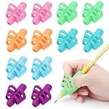 BUSHIBU Pencil Grips for Kids Handwriting(12 Pack)