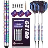 WIN.MAX Darts Soft Tip Set - 90% Tungsten Soft Tip Darts Set Professional 18 Grams Soft Darts Pro Dart Set with Extra 3 Flights