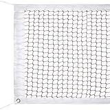 Professional Badminton Net 20x2.5FT - Outdoor/Indoor Heavy-Duty Sports Net for Backyard, Beach, Garden - Replacement Net for Badminton, Pickleball, Tennis - 1.8x1.8cm Tight Mesh