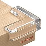 HOMREALM Baby Proofing 16 Pack Corner Protector Baby Corner Guards Furniture Corner & Edge Safety Bumpers Clear Baby Proofing Bumper Cushion for Table Furniture Sharp Corners