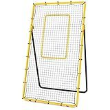 Newbyinn Volleyball Rebounder Net, Volleyball Training Equipment, Bounce Back Net for Volley Ball Practice with 5 Adjustable Rebound Angles 7x4 ft