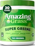 Amazing Grass Super Greens Powder Original, 30 Servings, 8.5 oz