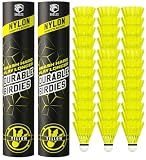 EAGLES 24 Pack Nylon Badminton Birdies - Bedminton Shuttlecocks