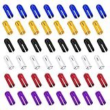 LNQ LUNIQI 48 Pcs Dart Flight Wing Savers Protectors Aluminum Alloy Dart Wing Corrector Fixed 90 Degrees Professional Competition Dart Accessories, 6 Colors