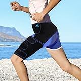 NIdreamCE Hip Brace for Sciatica Pain Relief Devices Adjustable Hamstring,Thigh,Groin Compression Wrap Sciatic Nerve Brace for Men and Women –Support for Sciatica Hip Pain Relief (Left)