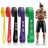 Pull Up Assistance Bands, 5-Level Resistance Bands for Working Out, Pull Up Bands for Men & Women, Exercise Bands for Full-Body Training, Fitness, Physical Therapy, Stretch Workout Bands at Home, Gym
