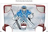 Hockey Goal Shooting Tutor – 5 Precision Targets with Full Goalie Blocker – Tear-Proof & App-Compatible – Fits Regulation Net by Hockey Revolution
