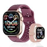 moutarlier Built-in GPS Distance Tracking Watch for Men and Women, Average Pace Running & Swim Watch, Waterproof, Long Battery Life(Gold)