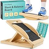 Slant Boards for Exercise – Slant Board with 7 Incline Angles – Transforms Into a Balance Board – Premium Calf Stretcher and Wobble Board for Effective Calf Stretching and Squats