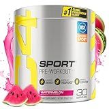Cellucor C4 Sport Pre Workout Powder Watermelon - NSF Certified for Sport + Preworkout Energy Supplement for Men & Women - 135mg Caffeine + Creatine Monohydrate - 30 Servings