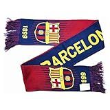 Icon Sports Officially Licensed FC Barcelona Soccer Team Double-Sided Unisex Scarf