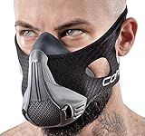 coher Workout Mask Breathing Mask for Men and Women - Adjustable Resistance Levels - Increase Lung Capacity and Endurance - Ideal for Jogging, Sports, Cycling, Fitness