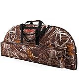 LWANO Compound Bow Case Soft Light-Weight Bow Bag with Arrow Pocket and Backpack Straps