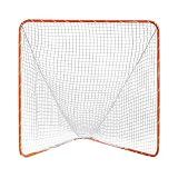 Portable Lacrosse Goal 6'x6' Regulation with 4mm No-Knot Net & Ropes
