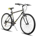 HH HILAND 24 26 inch Mountain Bike for Men Women, 21 Speeds High-Carbon Steel Frame, Sport Cycling MTB Bicycle for Adult
