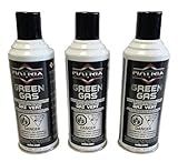 3Skull Matrix Green Gas for Airsoft BB Pistol Hand Gun Rifle, Clear - Pack of 3