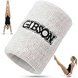 Reisport Wristbands, White Gymnastics Wristbands, UNISEX, ONE SIZE, 5 Inch, Wrist Protection, Gymnastics Grips, Sweatbands