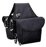 Weaver Leather Insulated Nylon Saddle Bag, Black, 9 3/4" X 11 1/2" X 4 1/2"