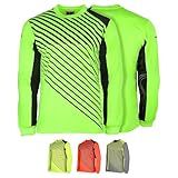 Vizari Arroyo Adult Soccer Goalie Jersey | Lightweight Goalkeeper Jersey with Padded Long Sleeve for Men and Women, (Green/Black,Medium)