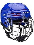CCM Tacks 70 Hockey Helmet Combo with Cage, Senior (Senior Medium, Royal Blue)
