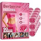 GLPLUS-1 Patches, Berberine Patches for Women & Men, Moringa Berberine Patch, 10-in-1 Nano Patch, 8-Hour Long-Lasting Formula Support with L-Glutamine, Moringa, Pomegranate and Cinnamon, 90Pcs