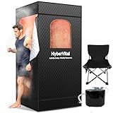 HyberVital Sauna Box, Portable Sauna for Home, Large Sauna Tent with 3.0L Steamer for Full Body SPA, Easy Assembly Quick Heat-Up Sauna Experience