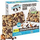 Lenny & Larry's Cookie-fied Protein Bar – Chocolate Almond Sea Salt Vegan Protein Bars 9x45g – Healthy Snacks with 12g Plant Protein & 5g Fiber – Gluten-Free Power Bar, Non-GMO & Vegan