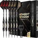 IgnatGames Premium Steel Tip Darts – 3/6/12 Pack Brass Barrels with Aluminum Shafts, 16 GlideXPro Flight Set, Tool Kit & Giftable Case