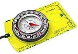 Orienteering Compass - Hiking Backpacking Compass - Advanced Scout Compass for Camping and Navigation - Boy Scout Compass for Kids - Professional Field Compass for Map Reading - Best Survival Gifts