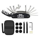WOTOW Bike Tool Kit, Portable Repair Mountain Bicycle Multitool, 16 in 1