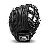 Franklin Sports CTZ5000 Baseball Fielding Glove - Adult + Youth Baseball Outfield Glove - Men's + Women's Fielder's Leather Mitt - 13.0" Inch H-Web for Outfielders - Black