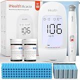 iHealth Acacia AG-607 Blood Glucose Monitor Kit, 100 Strips & Lancets